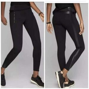 Athleta Luxe Point Black Leggings Black M